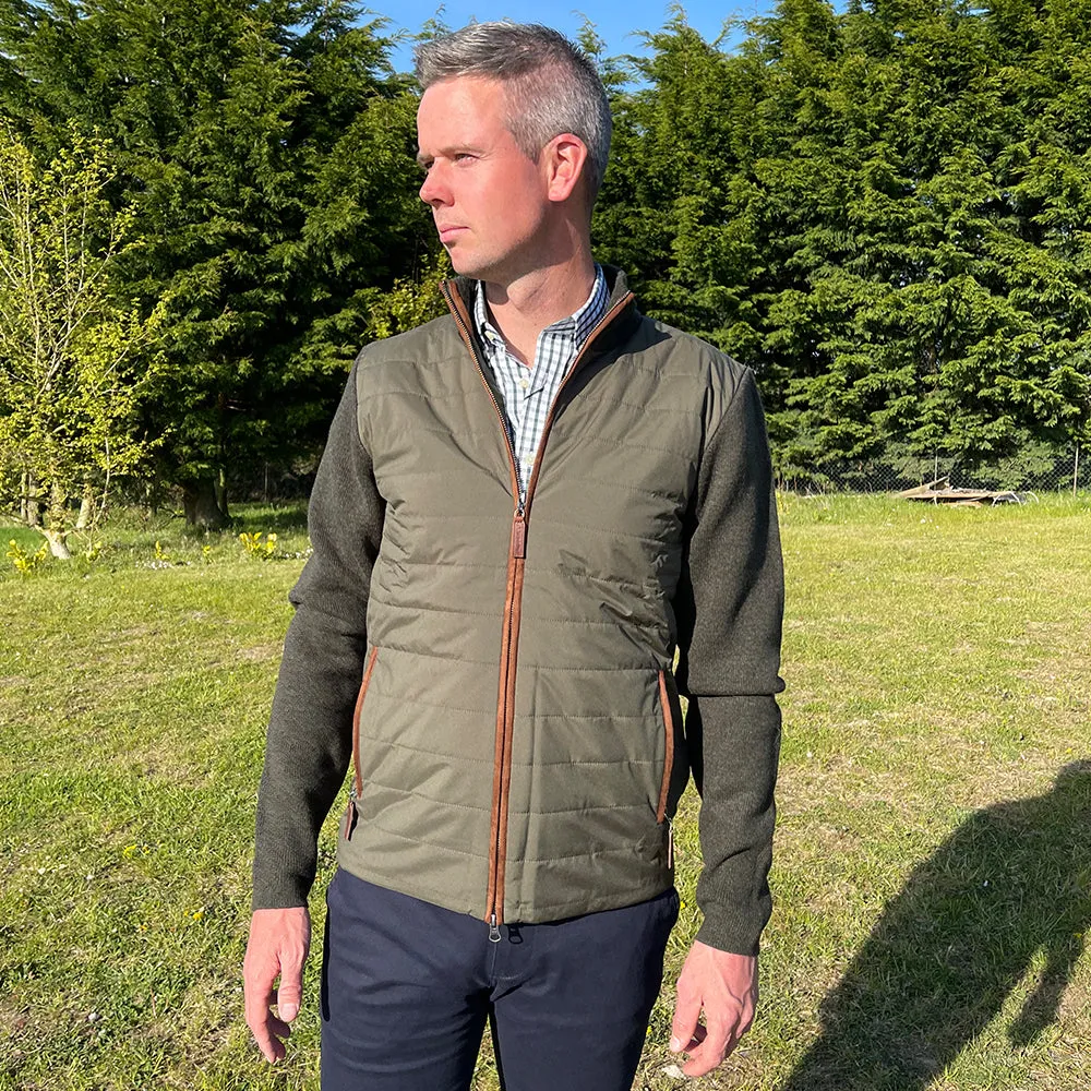 Schoffel Men's Hybrid Aerobloc Jacket in Loden Green