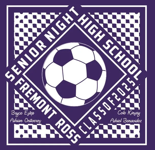 SENIOR NIGHT Fremont Ross Boys Soccer Class of 2025 Short & Long Sleeve T-Shirts