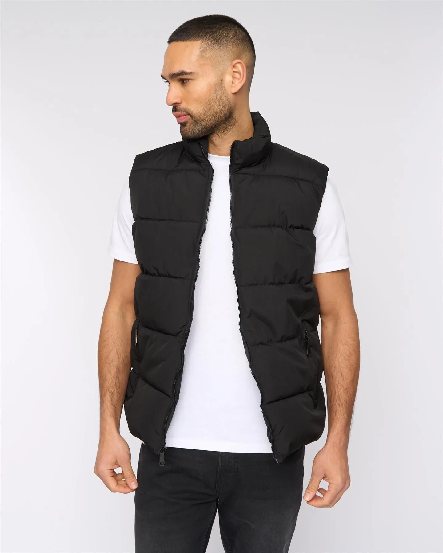 Stanten Puffer Gilet Black