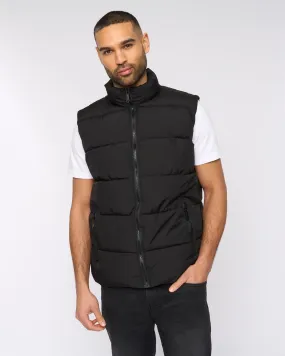 Stanten Puffer Gilet Black