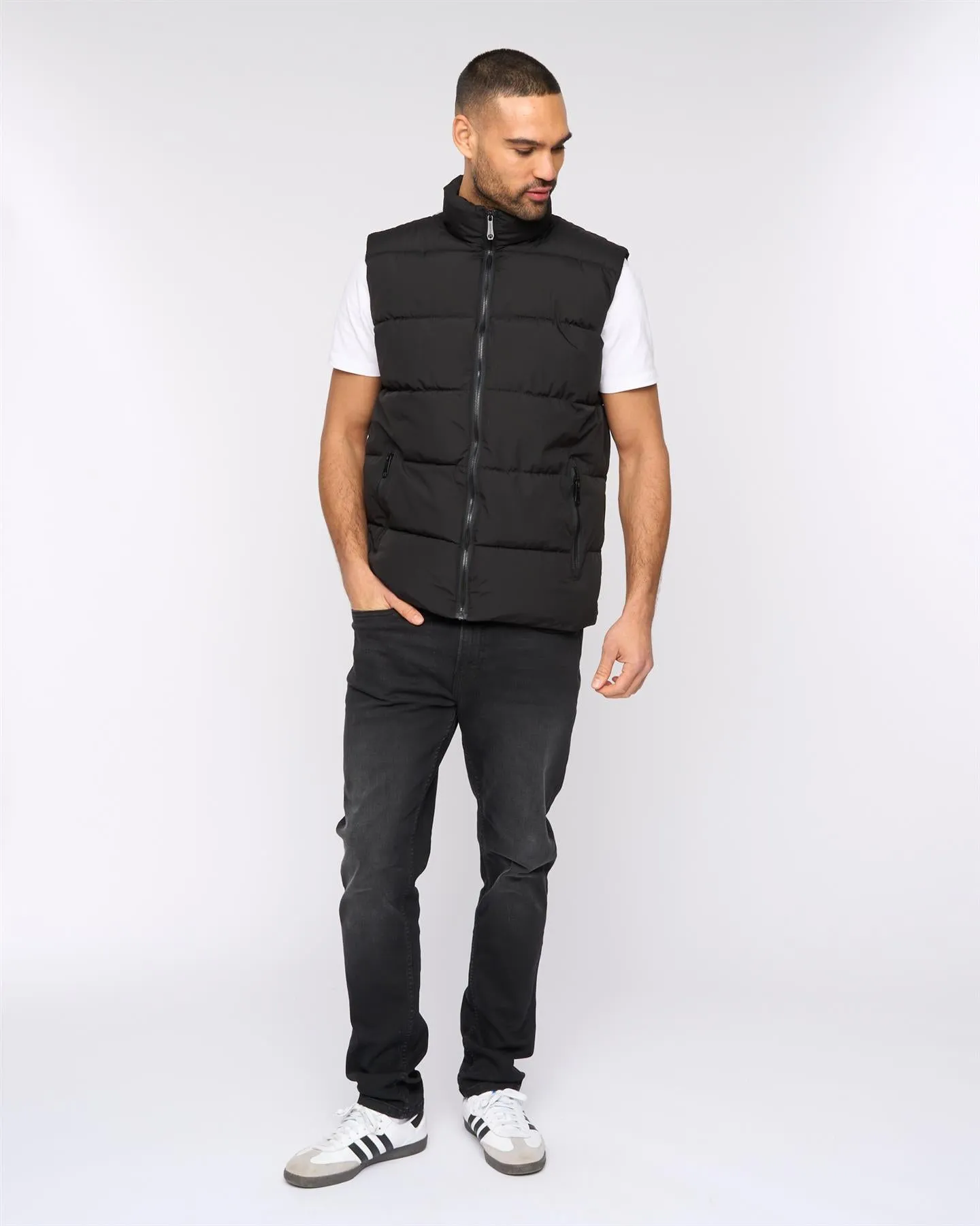 Stanten Puffer Gilet Black