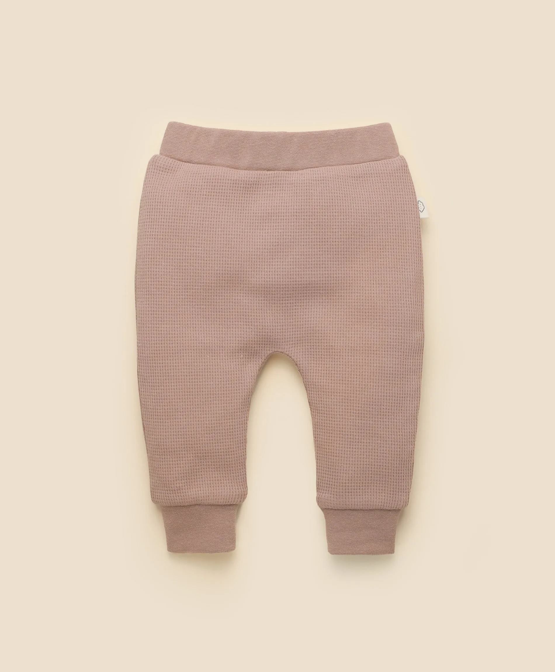 Waffle Baby Leggings - Mocha