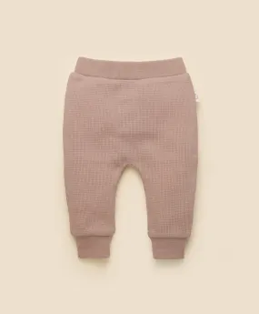 Waffle Baby Leggings - Mocha