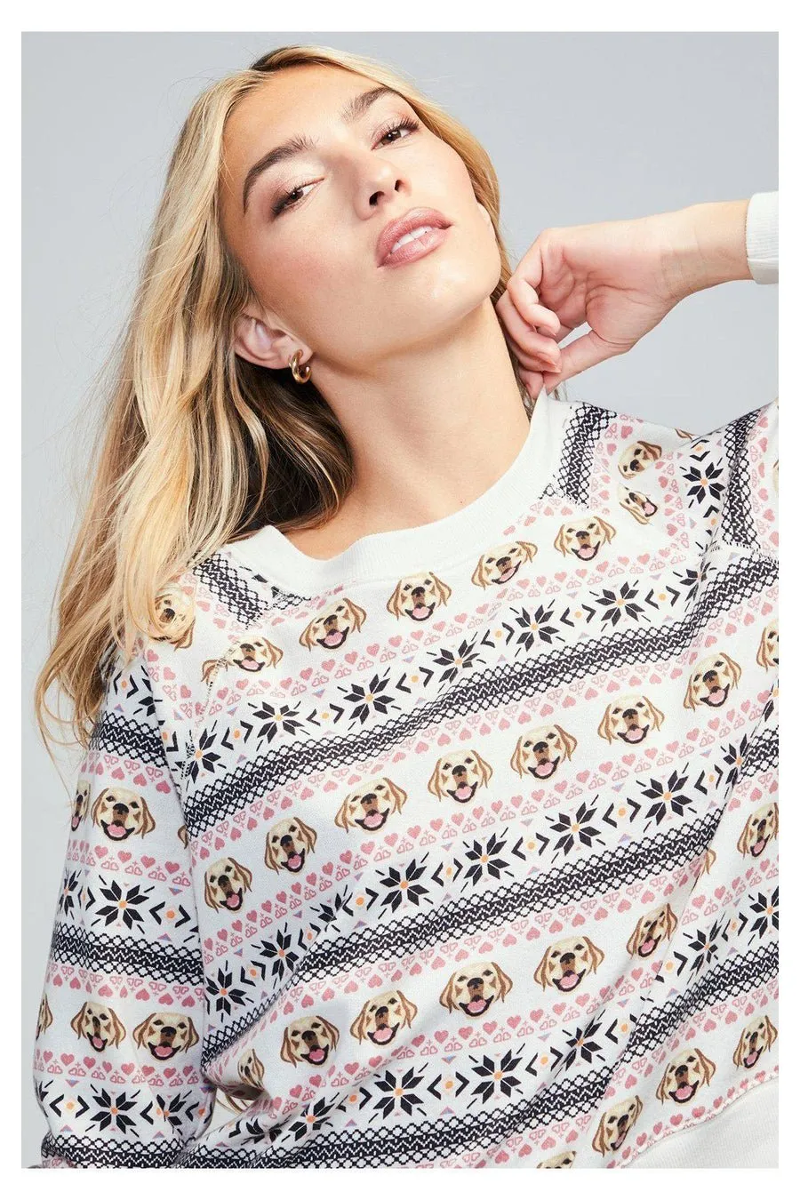 Wildfox Sweet Stitch Sommers Christmas Sweater
