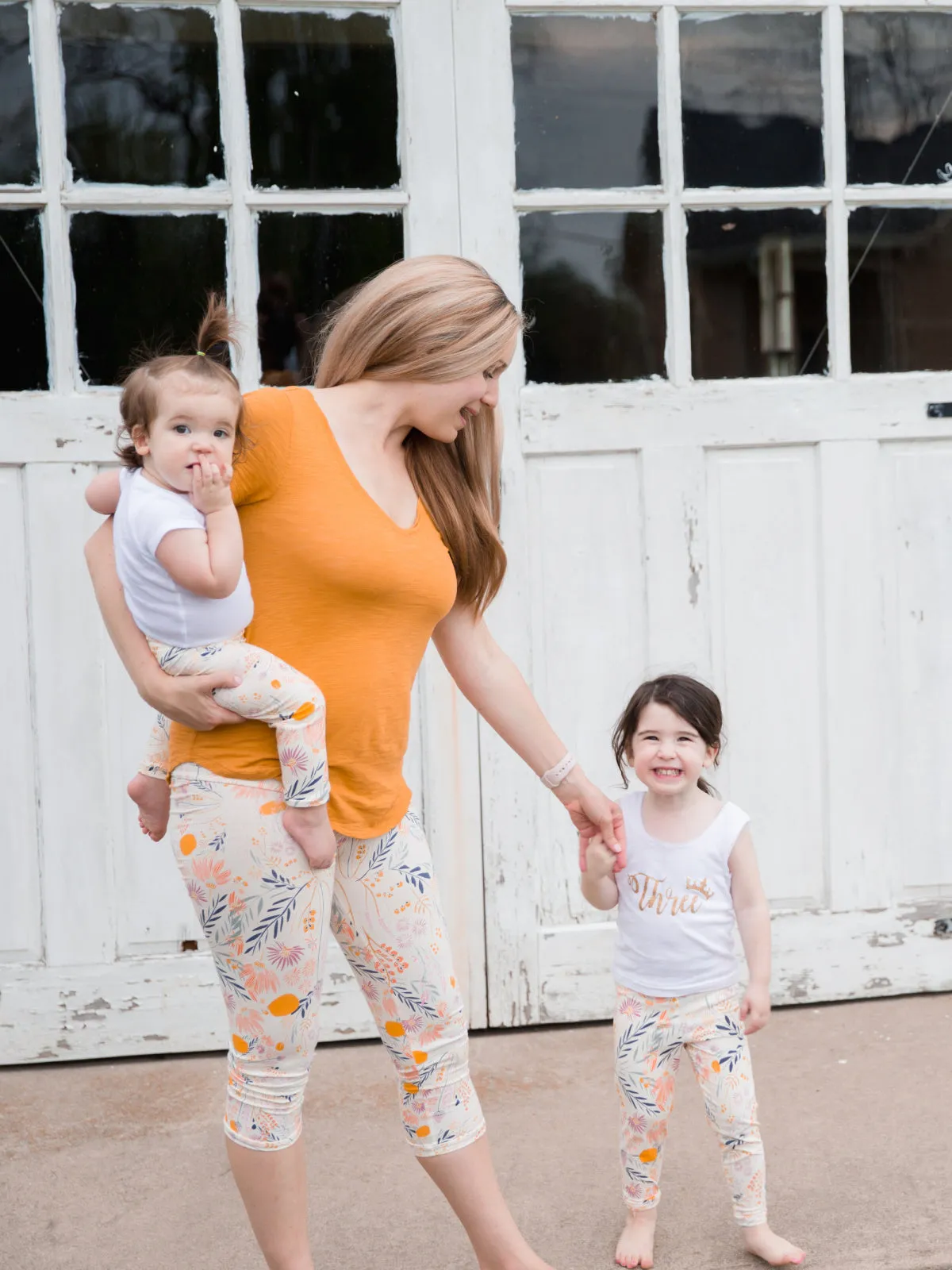 Women's Wispy Leaf Printed Leggings