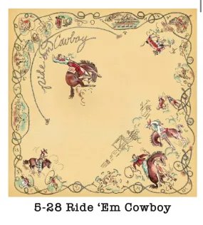 XOXO Ride ‘Em Cowboy WILD RAG SCARF