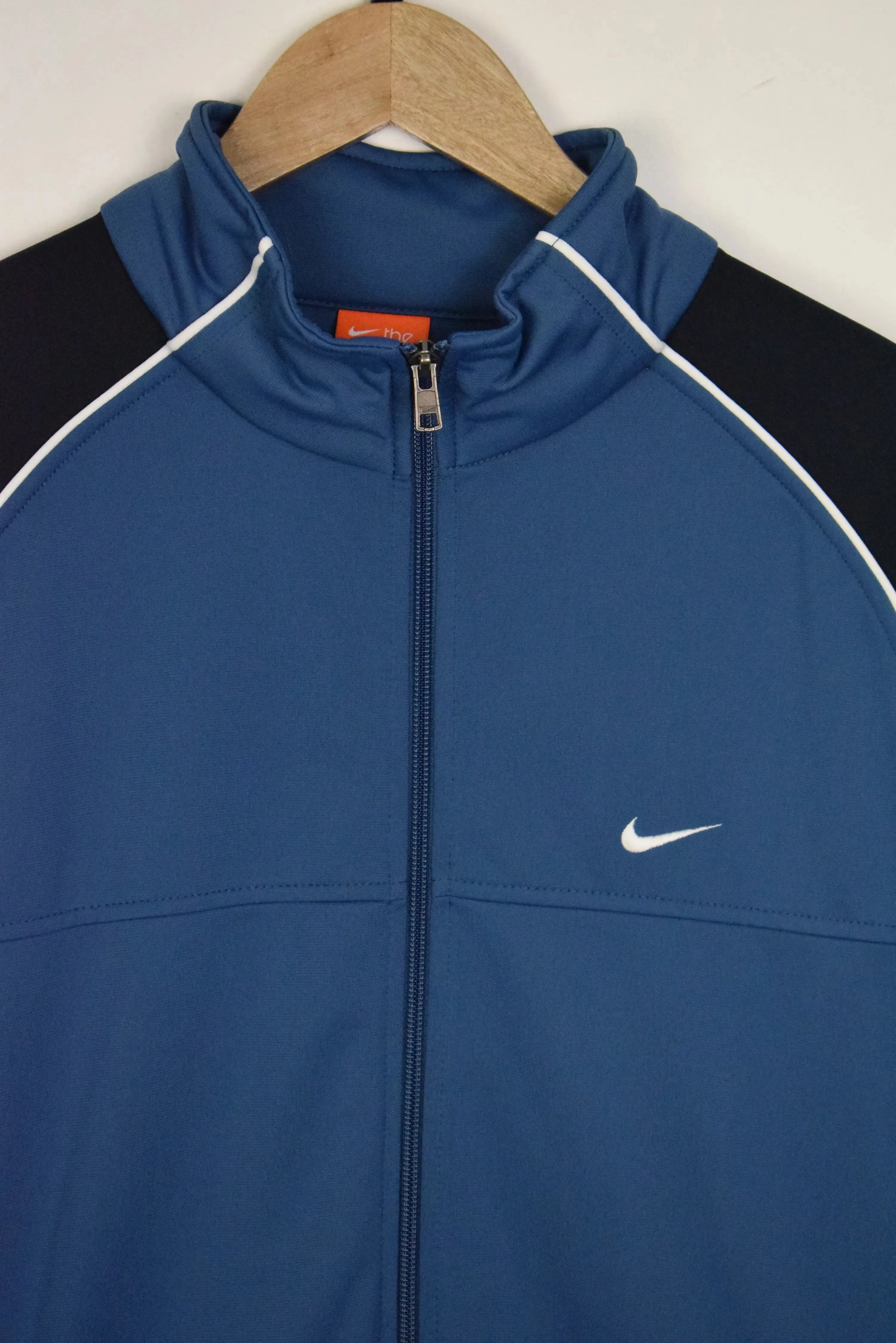 Y2K Nike Blue Track Jacket (L)