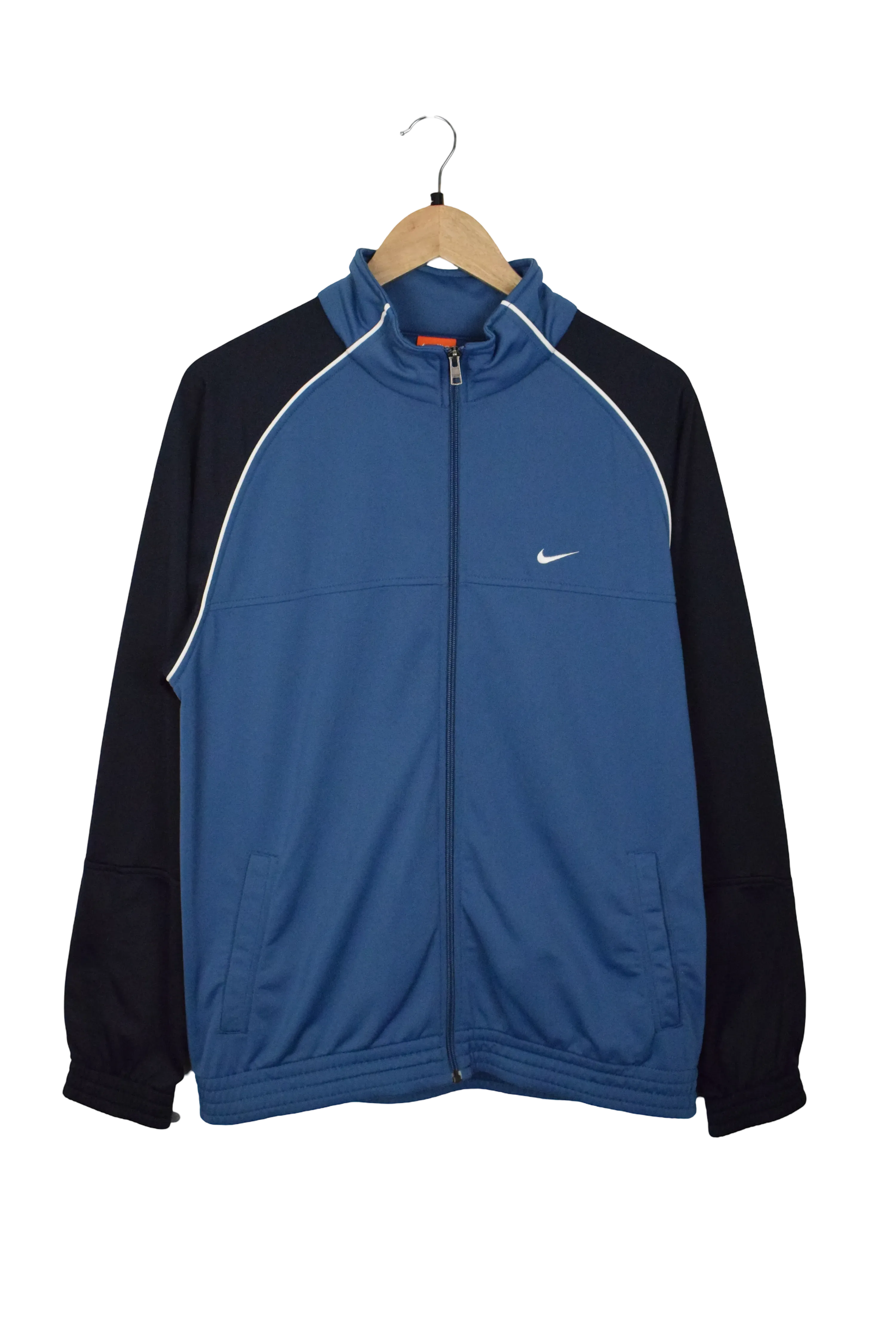 Y2K Nike Blue Track Jacket (L)