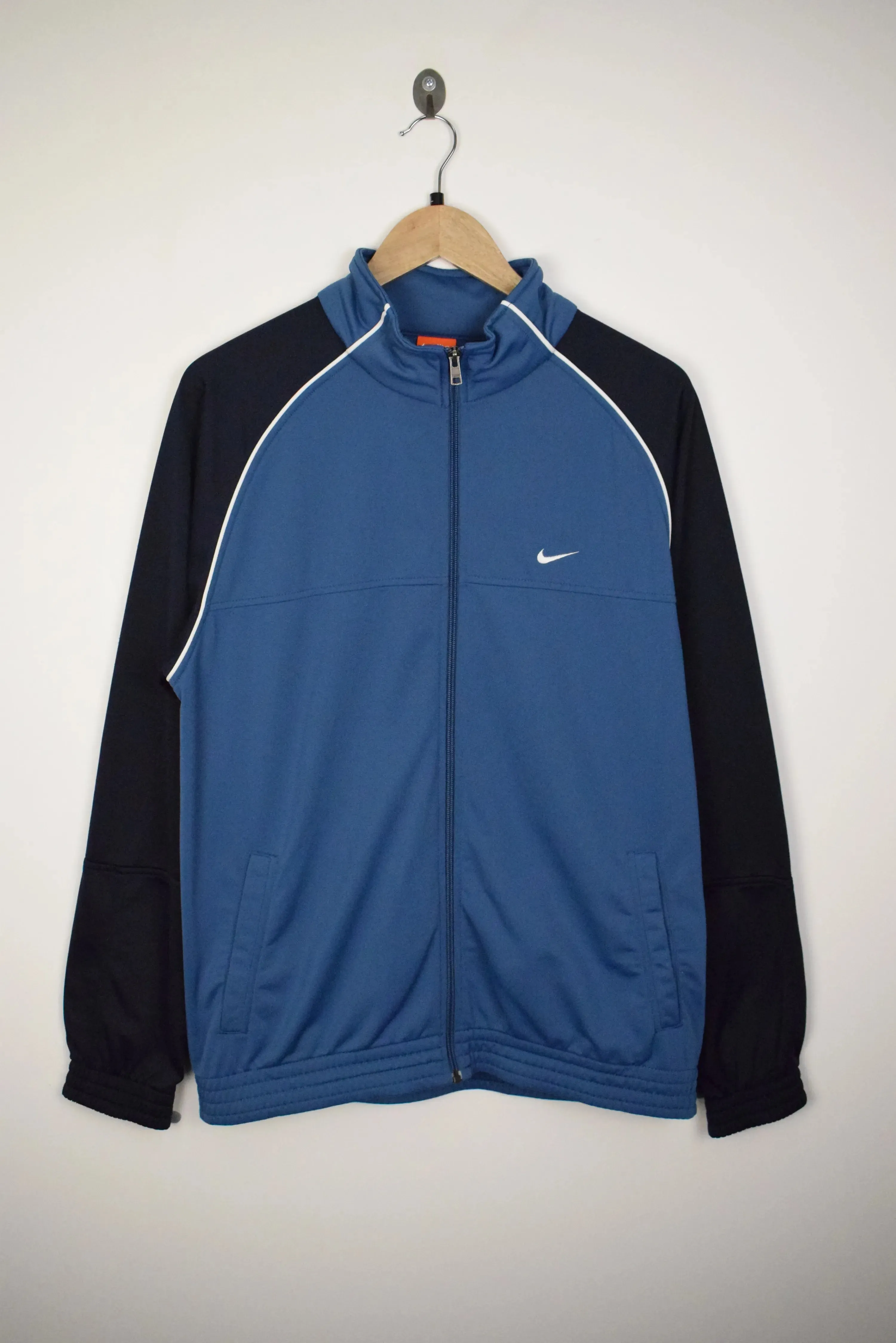 Y2K Nike Blue Track Jacket (L)